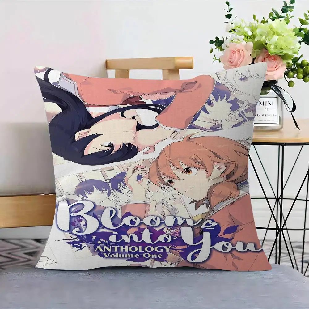 بلوم إنتو يو خمر غطاء الوسادة البوليستر وسائد أريكة وسائد رمي الزخرفية ديكور المنزل غطاء وسادة #3