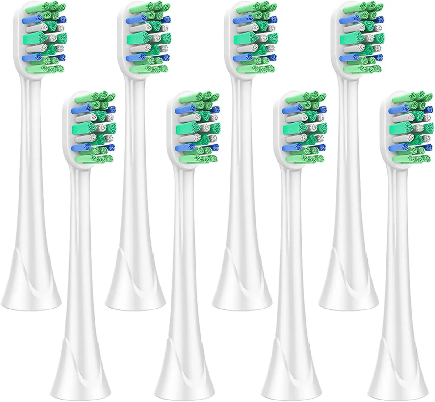 

Сменные насадки для зубных щеток Plaque Control, совместимые с электрическими зубными щетками Philips Sonicare Click-on.