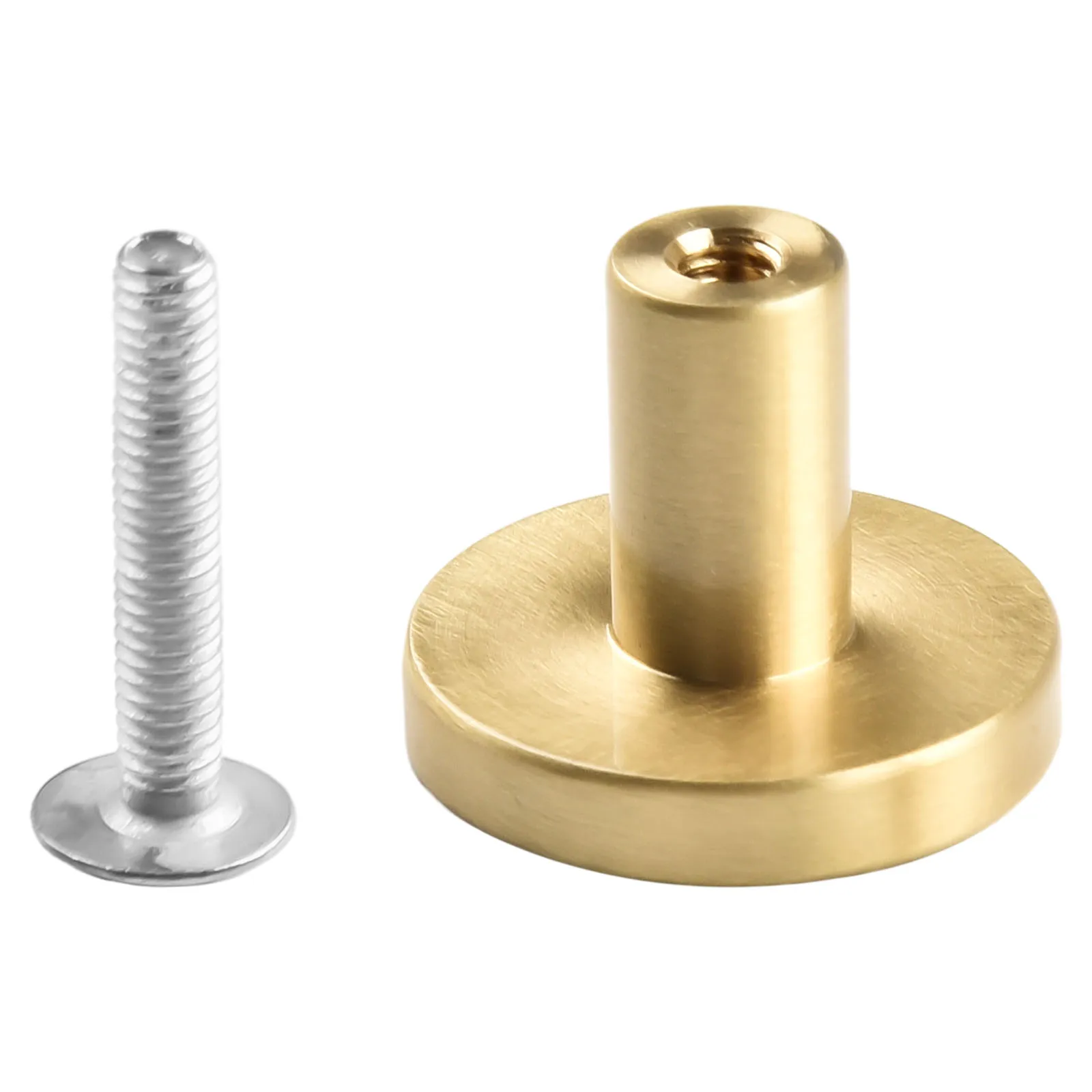 Rust Free and Anti Oxidation Golden Brass Drawer Handles  Round Cupboard Pulls  Long Lasting Beauty for Your Furniture