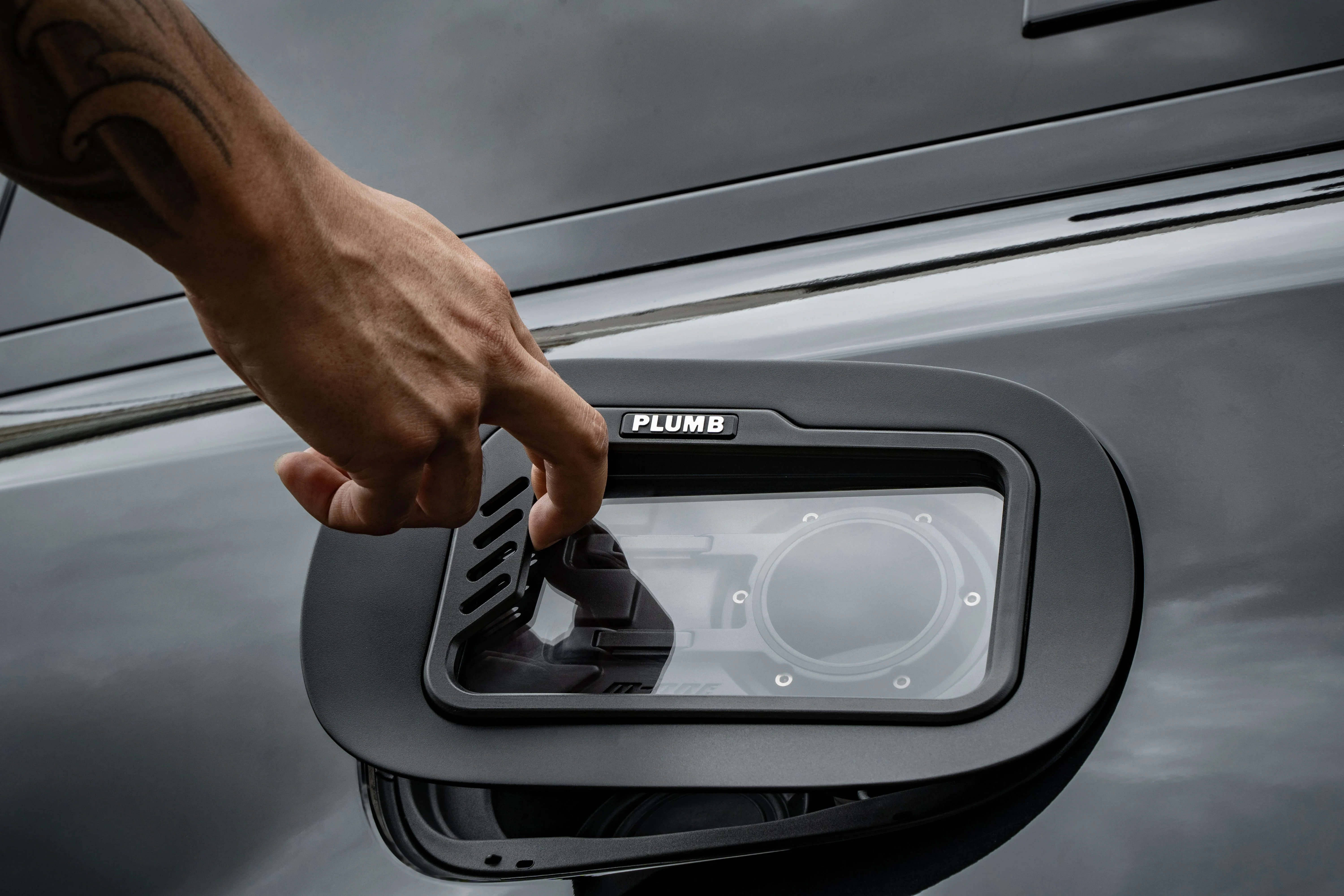 TLF Plumb 2020+, piezas de accesorios, cubierta De tanque De combustible transparente De aleación De aluminio, solapa De combustible para L663 110 90