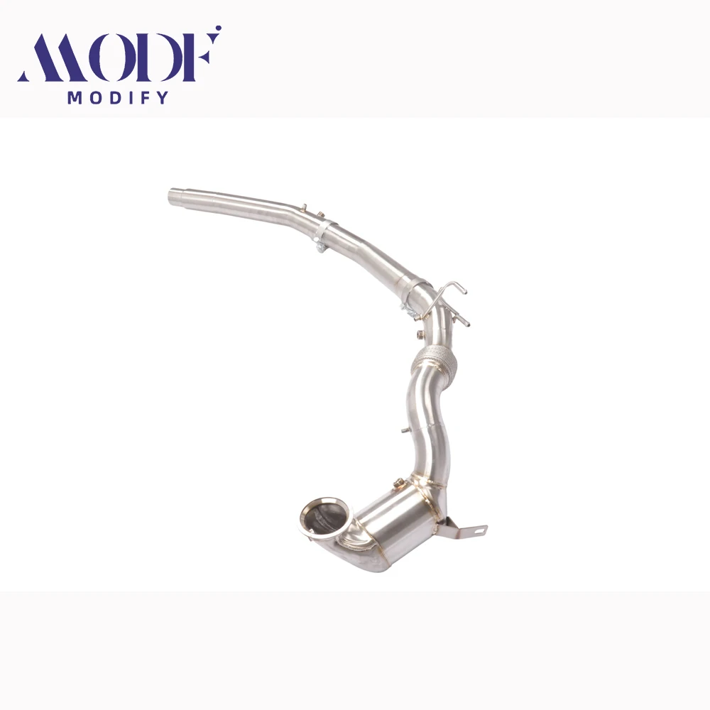 Hot Sale for VW Golf 8R 2.0T TSI (EA888 Evo4) Downpipe with OPF Connection EUR5 200 Cells Design for Legal Performance Upgrade