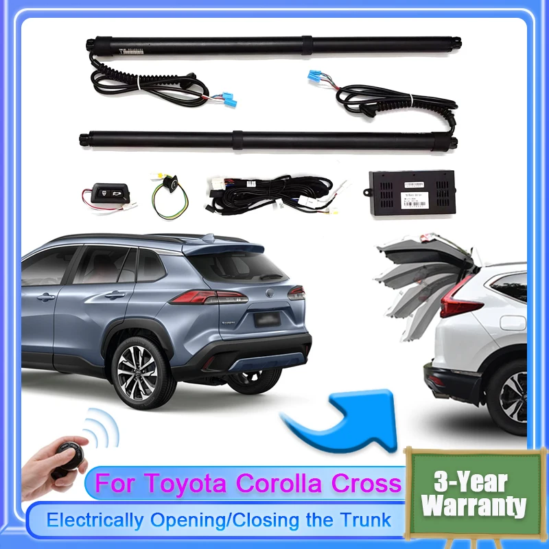 For Toyota Corolla Cross 2020~2024 Vehicle Electric Tailgate Lift for Trunk Intelligent Opening of Tail gate Soft Close Car Door