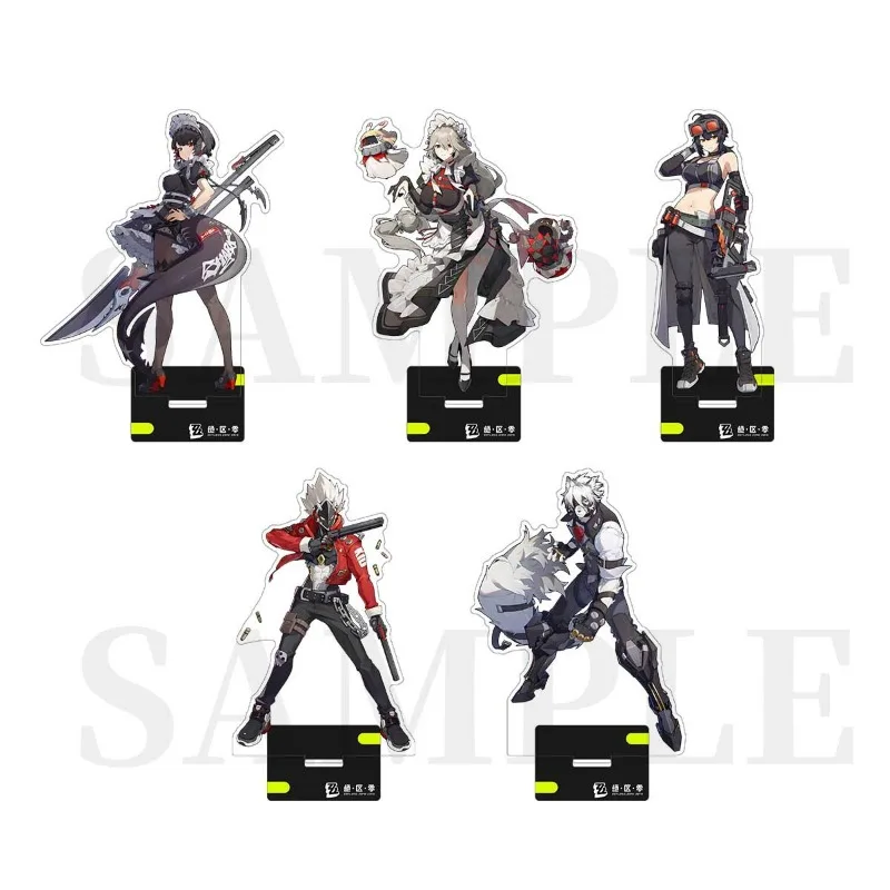 Zenless Zone Zero Acrylic Stand Keychain Billy Kid Nicole Demara Ellen Joe Limited Edition Anime Character Desk Ornament Toy