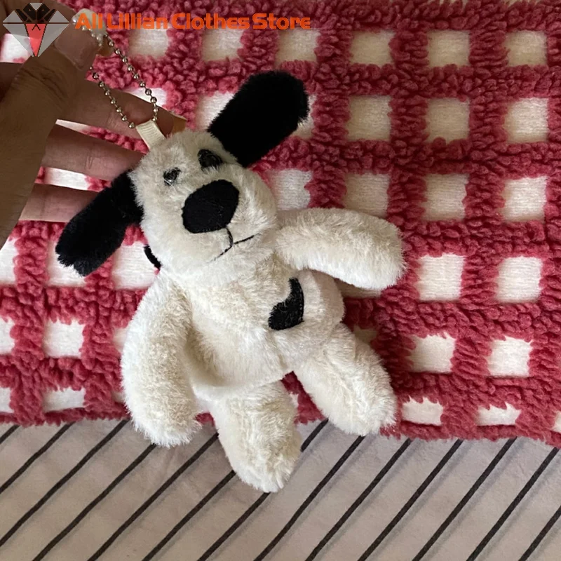 New Cute Plush Black Love Puppy Keychain Toy Stuffed Animal Puppy Doll Toys Backpack Bag Pendant Hanging Girl Gifts