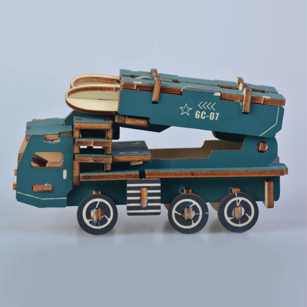 3D-Holzpuzzle, handgefertigt, Montagewerfer, Kinder-Gehirnspiel, poliertes, glattes Holz, pädagogisches Spielset für Hand-Auge