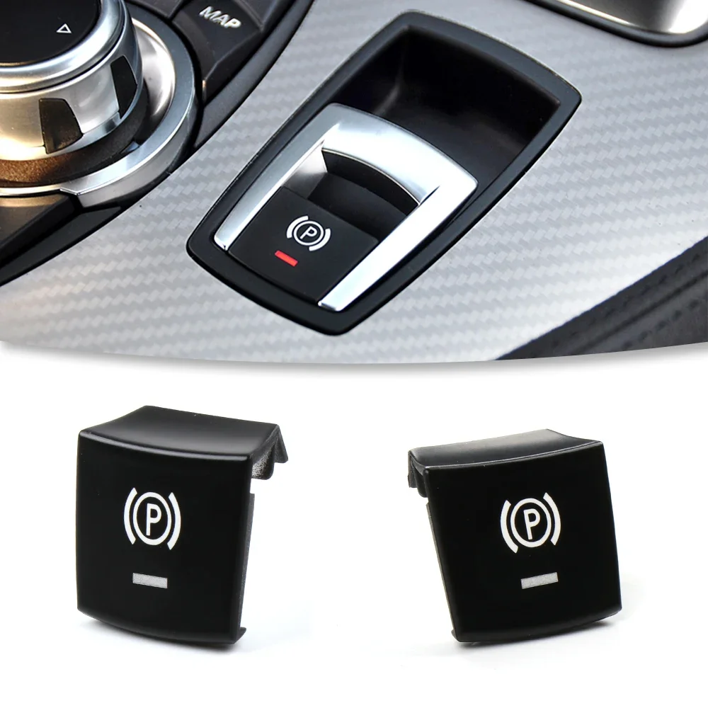 61319184269 Car Parking Hand Brake Switch Button Cover Handbrake Knob Cap Electronic Handbrake P Button Cover For For BMW Z4 E89