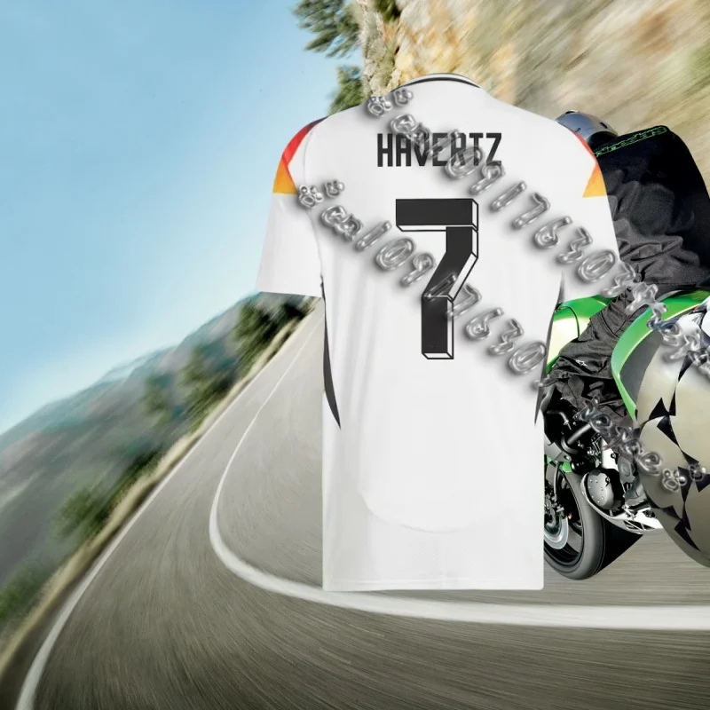 

MOTO25Style Germany Home Soccer Jersy Adult Kids T-Shirts Sports Casual Training Clothes Breathable Fast Dry Short Sleeve Shirts