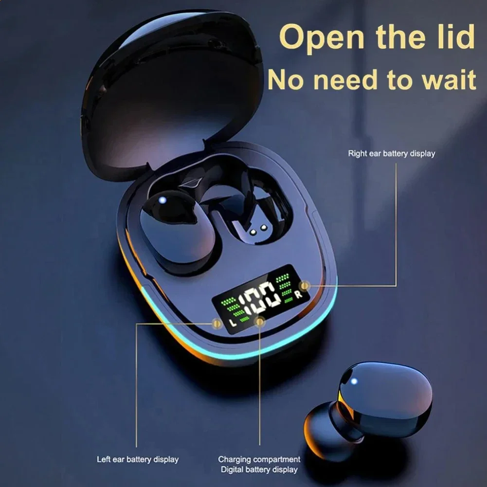 G9S TWS Earphones Wireless Bluetooth 5.3 Sport Headphones With Mic Stereo Earphone Noise Cancelling Earbuds For All Smartphones