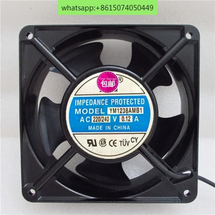 

YM1238AMB1 AC220V 0.12A 12см Осевой охлаждающий вентилятор YM212ATB1