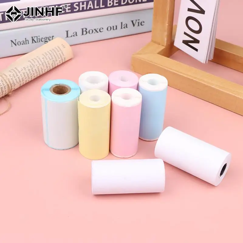 Mini Printer Paper Self-adhesive Thermal Papers HD Color Label Printers Photo Inkless Printing