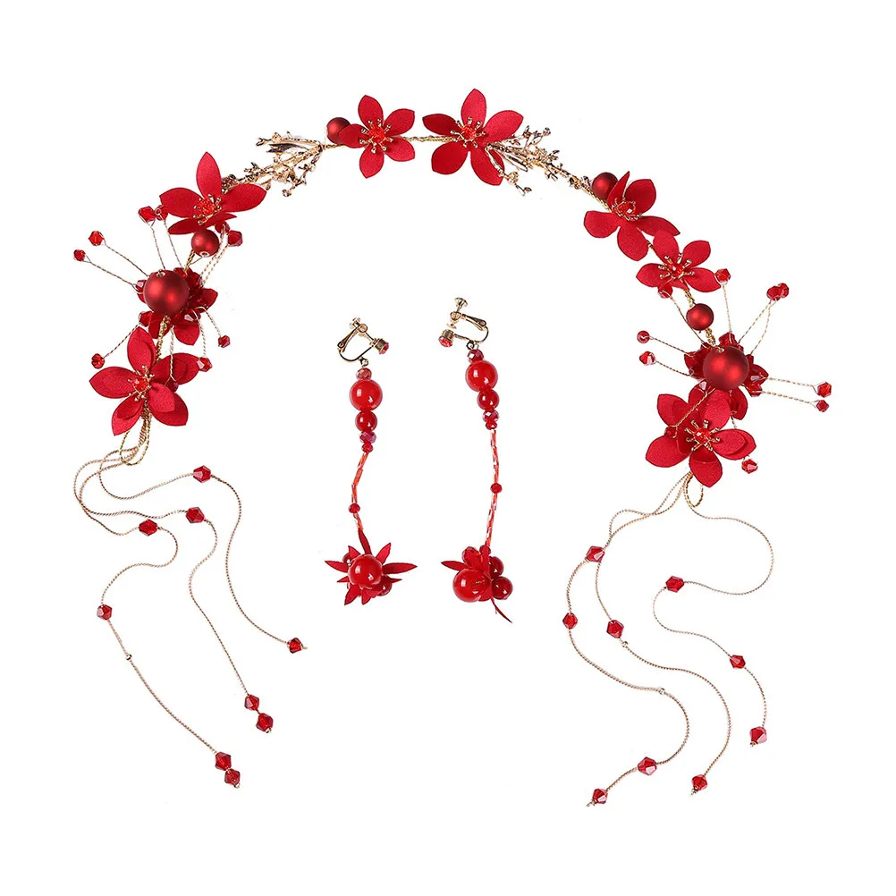 1Set Pearl Flower Hair Band Elegant Retro Headband for Women Bridal Wedding Party Hair Decoration Secure Stylish Gift