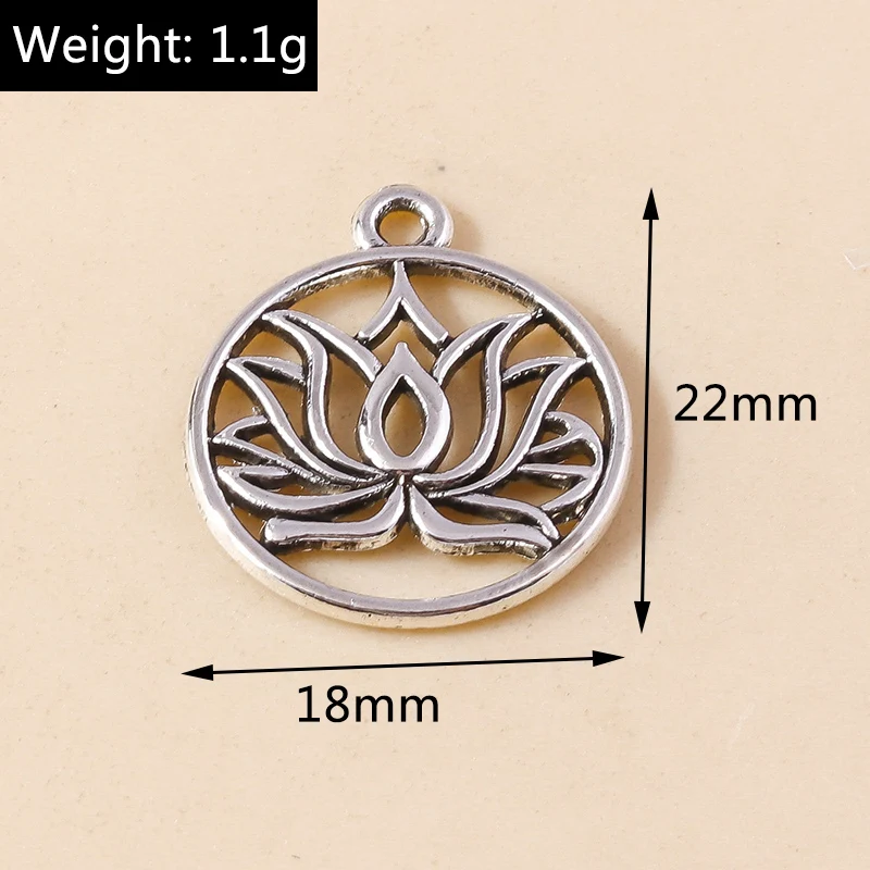 20 Stück niedliche Anhänger aus Legierung in Form von Pflanzen, Blumen, Bäumen und Blättern für die Schmuckherstellung, Ohrringe, Anhänger, Halsketten, Armbänder, DIY-Bastelzubehör – Detail 7