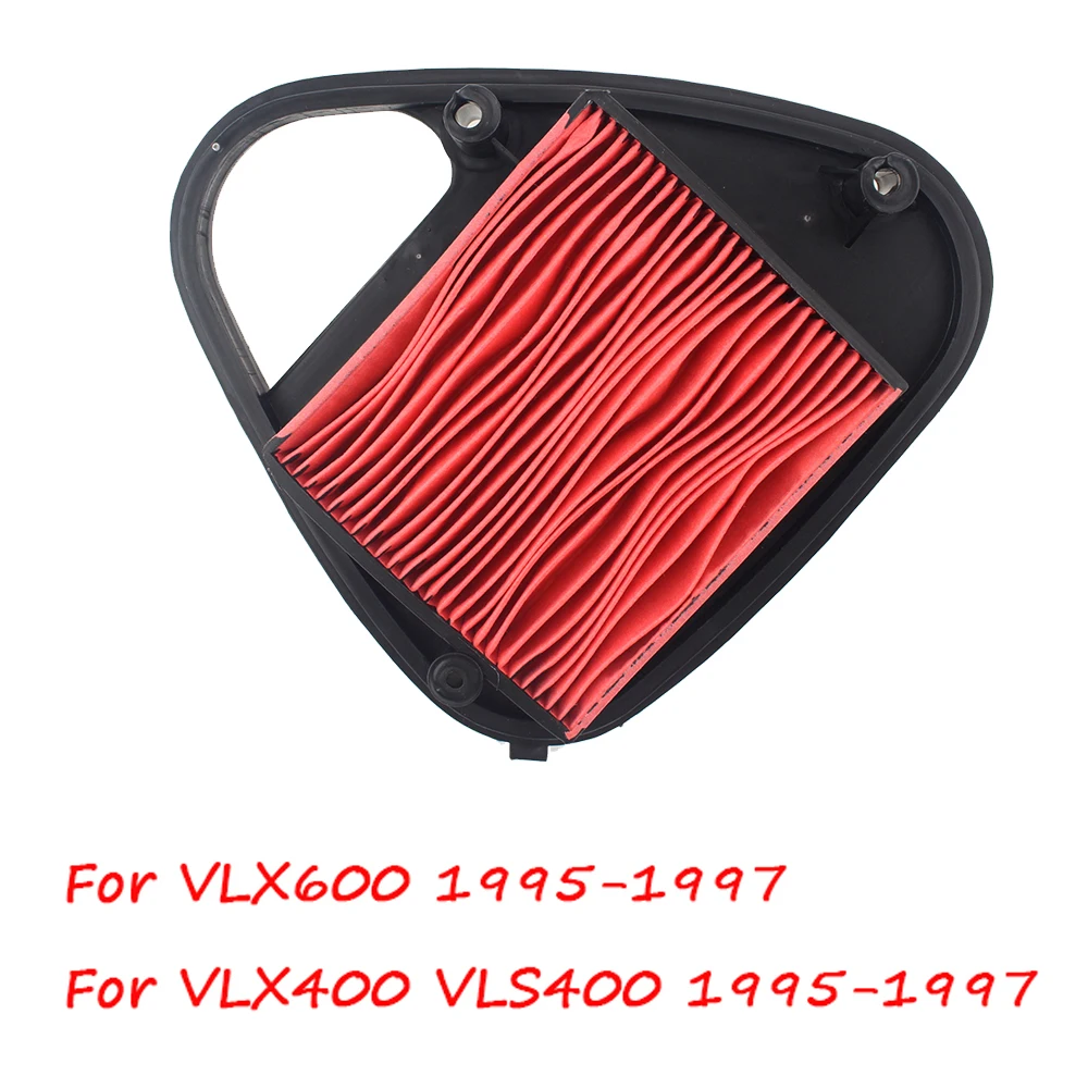 For Honda Steed600 VLX600 Steed400 VLX400 VLS400 1995-1997 Motorcycle Engine Air Filter Cleaner Air Intake Filter Element