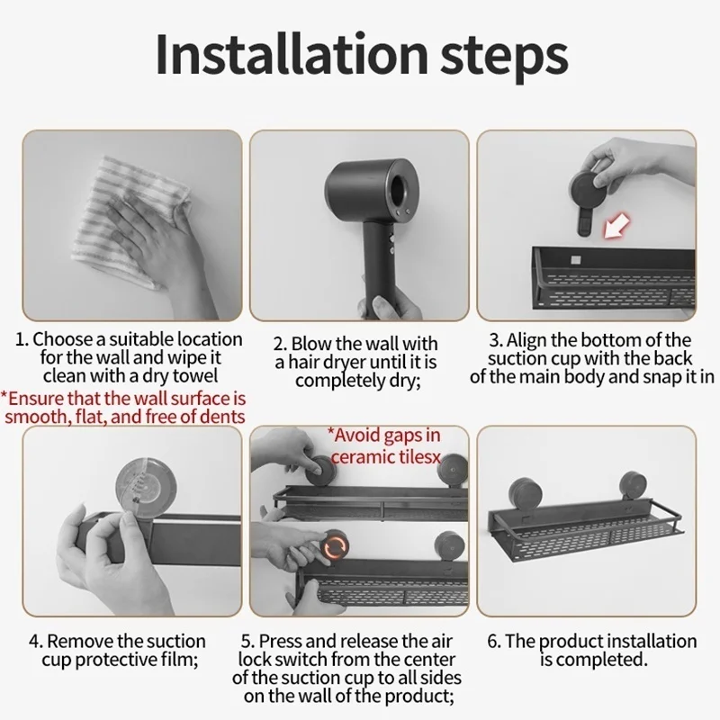 Suction Cup Wall Hooks, No Drill Multipurpose Hanger for Kitchen & Bathroom - view 5