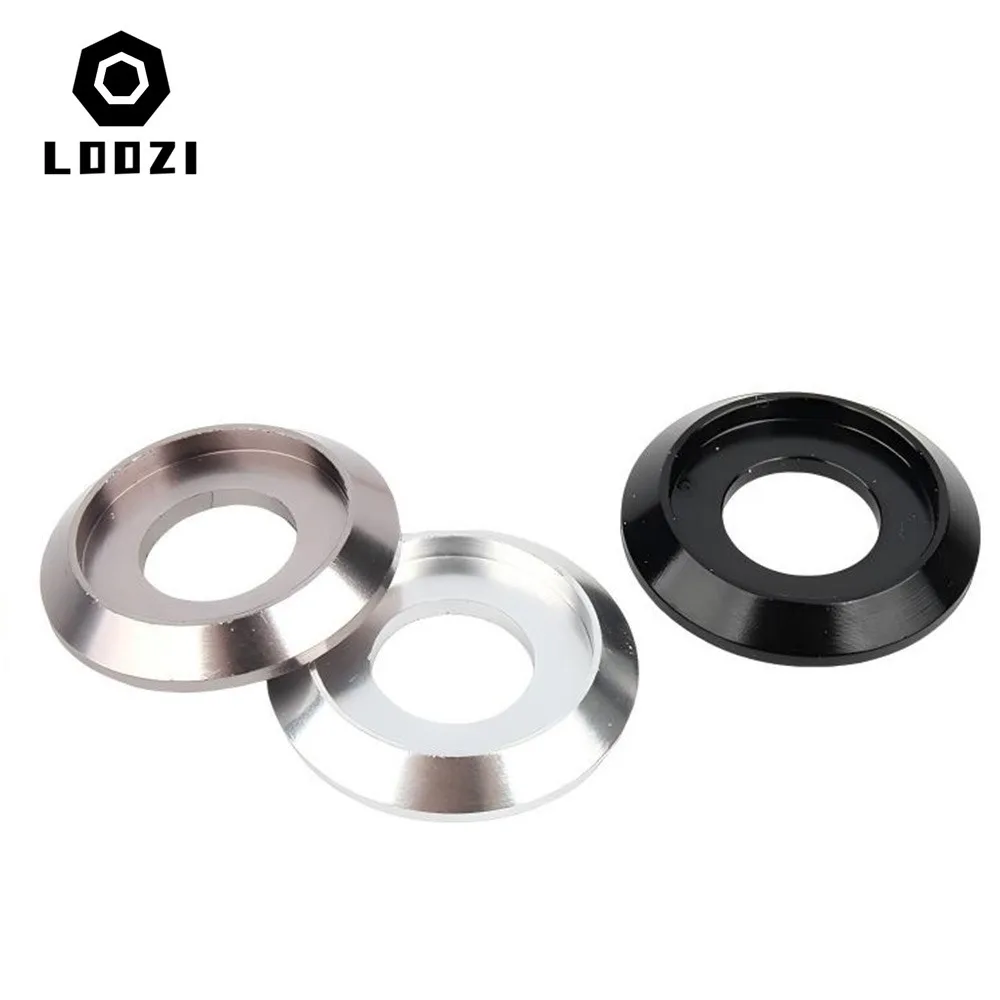 10 قطعة M2 M2.5 M3 M4 M5 M6 M8 الملونة الألومنيوم كأس رئيس غسالة ل زر مسمار لولبي الرأس ISO7380 الترباس #4