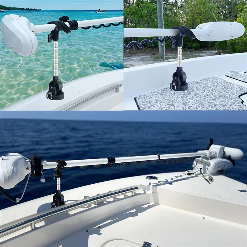 

Trolling Motor Stabilizer Bracket For Minn Kota Terrova/Riptide Ulterra/Riptide Powerdrive Fishing Rod Holder