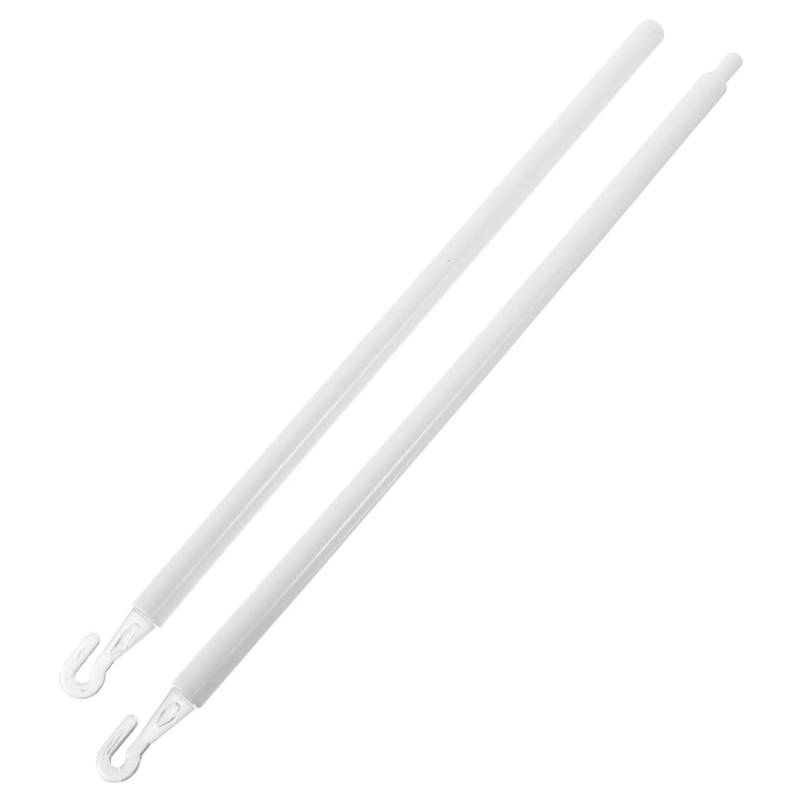 

Window Drapes Venetian Blind Accessories Rod with Hook Turn Replacement Stick White Vertical Part Parts