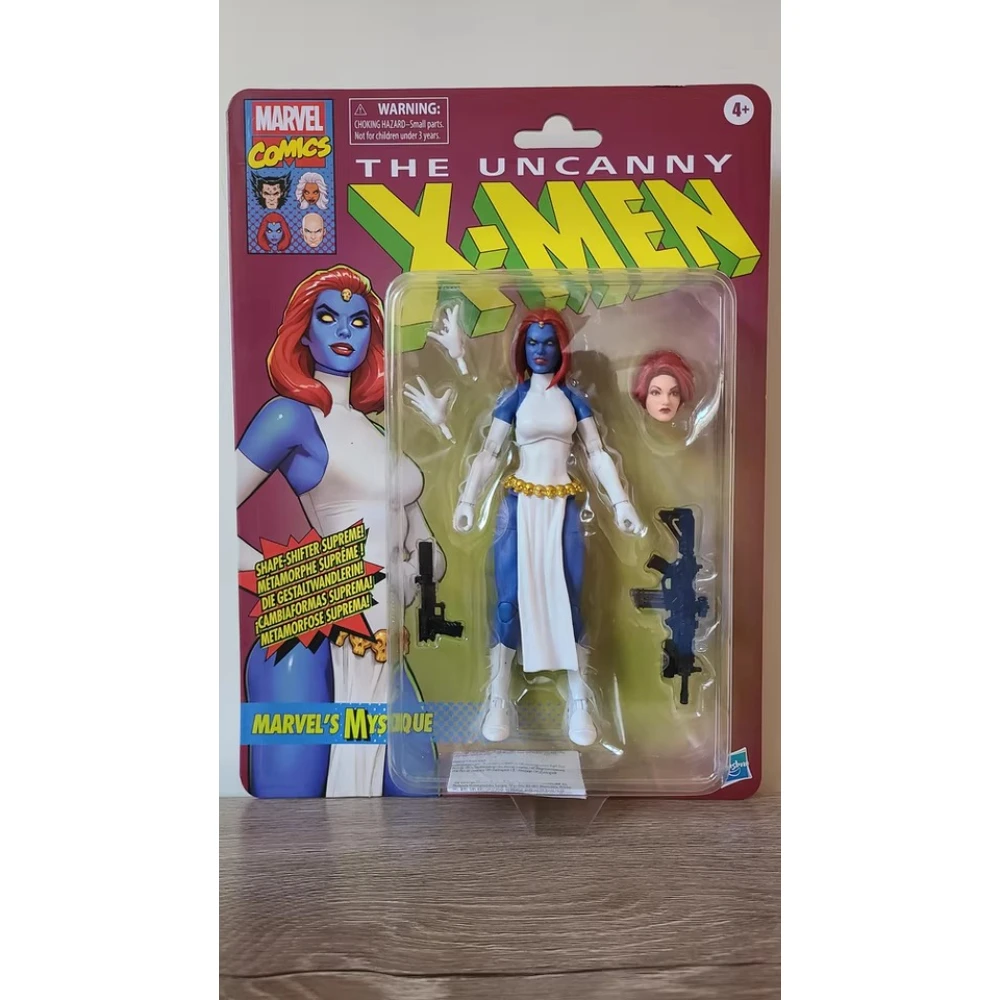 Em estoque Marvel Legends Uncanny X-men Retro Mystique Target Exclusivo 6 "Figura de ação Mystique Pvc Figura Modelo colecionável