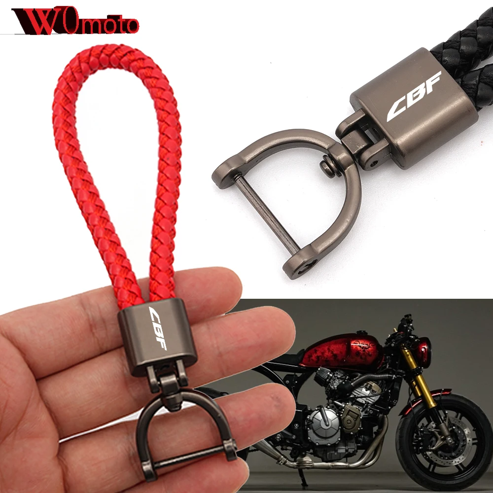 For Honda CBF250 CBF500 CBF600 CBF1000 Sa CBF 125 150 250 500 600 S 1000 Keyring Keychain Key Chain Holder Lanyard Moto Parts