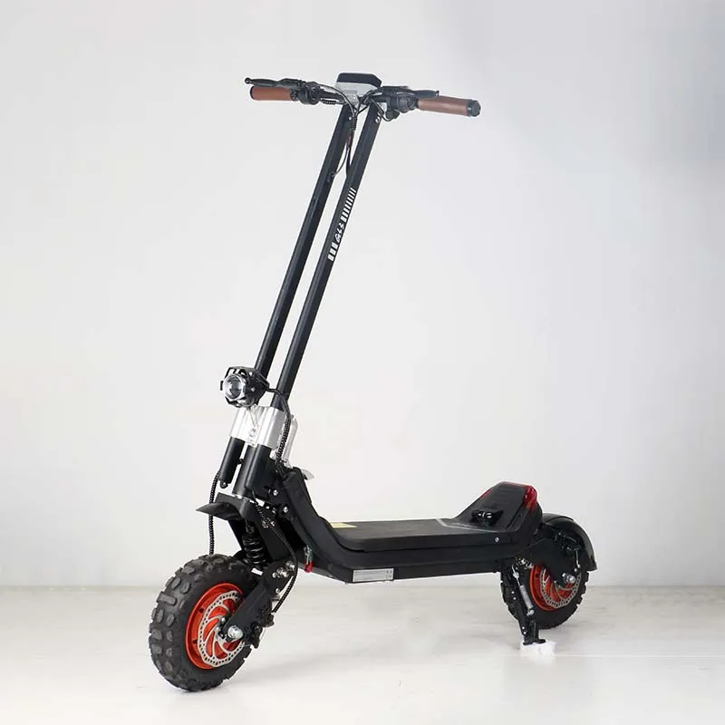 Electric Folding Scooters Adult Dual Motor 1200W Off Road Scooter With Display