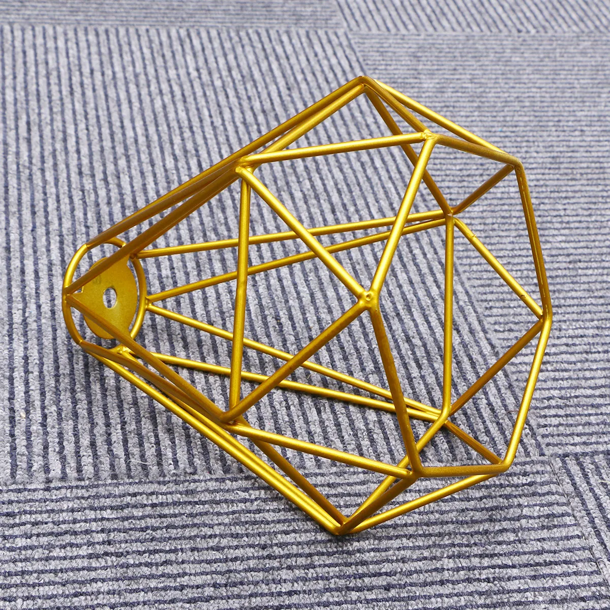 

1Pcs Vintage Cage Design Birdcage Lamp Shade Gold Easy Slot Assembly Replacement for Chandelier Wall Sconce Bare Bulb Decorative