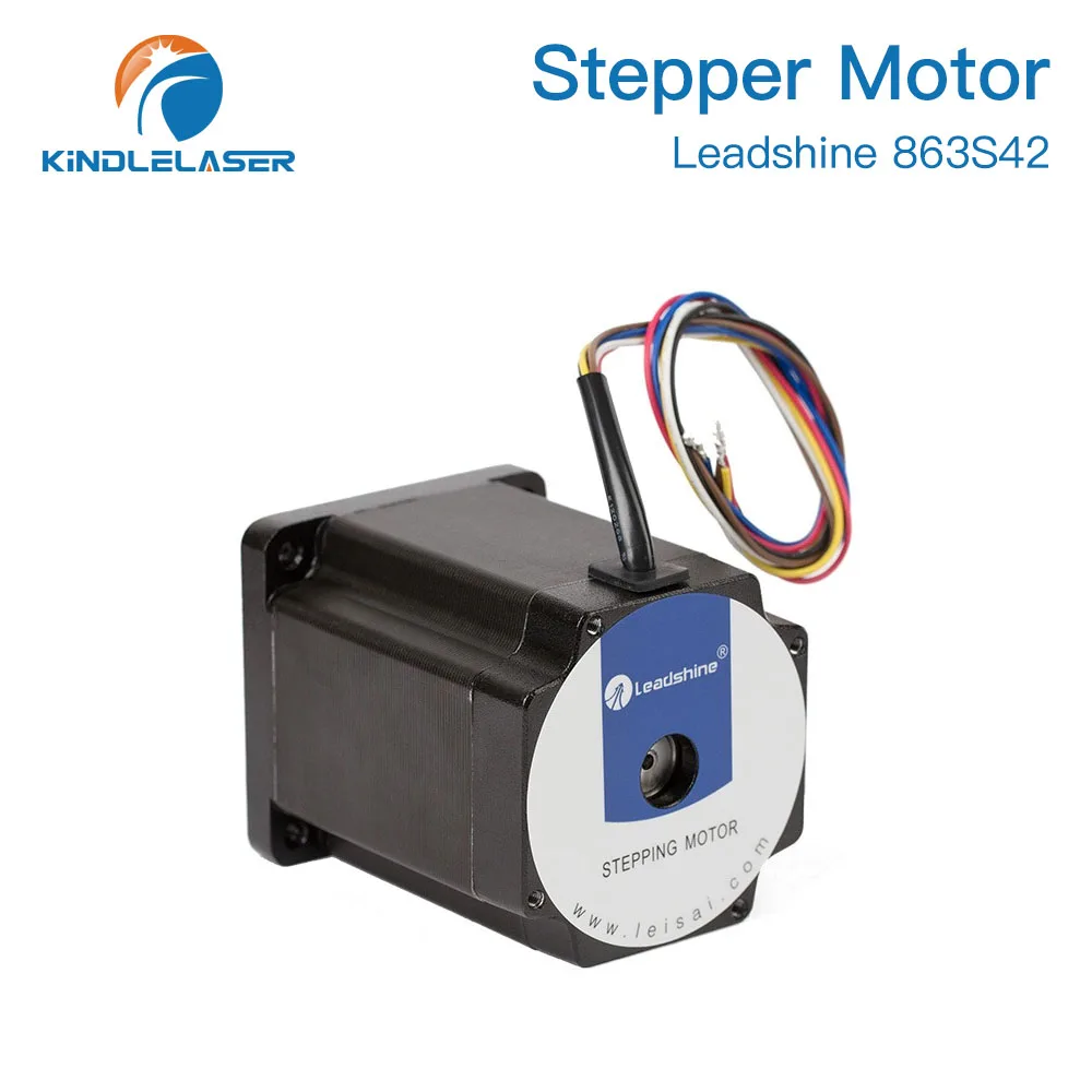 Kindlelaser Leadshine 3 Phase Stepper Motor 863S42 for NEMA34 4.3A Length 103mm Shaft 12mm