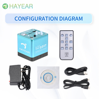 HAYEAR 34MP 1080P HD HDMI USB Digital Industrial Microscope Camera Measurement Camera for Phone Clock Repairing
