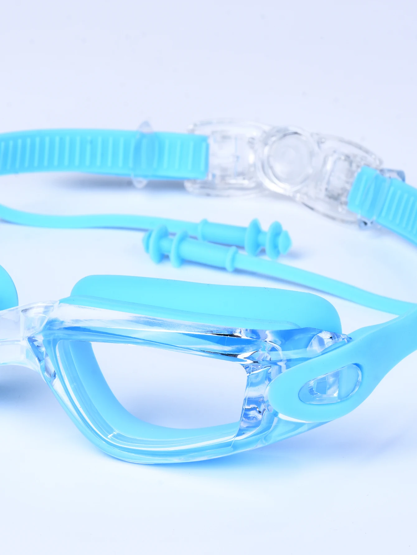 Schwimmbrille für Erwachsene, wasserdicht, beschlagfrei, hochauflösende Schwimmbrille, Schwimmausrüstung, Badekappe, Anzug – Detail 12