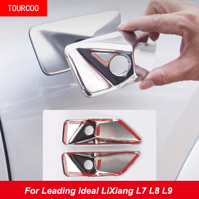 For Leading Ideal LiXiang 2022 2023 L7 L8 L9 Side Standard Leaf Board Stickers Side Camera Protection Cover Accessories