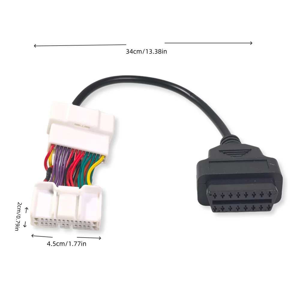 OBD2-Adapter-Diagnosekabel für Tesla 12pin/20pin/26pin/ 1-zu-3-Splitter für Autel/LAUNCH Xtool EV-Scan-Tools – Detail 8