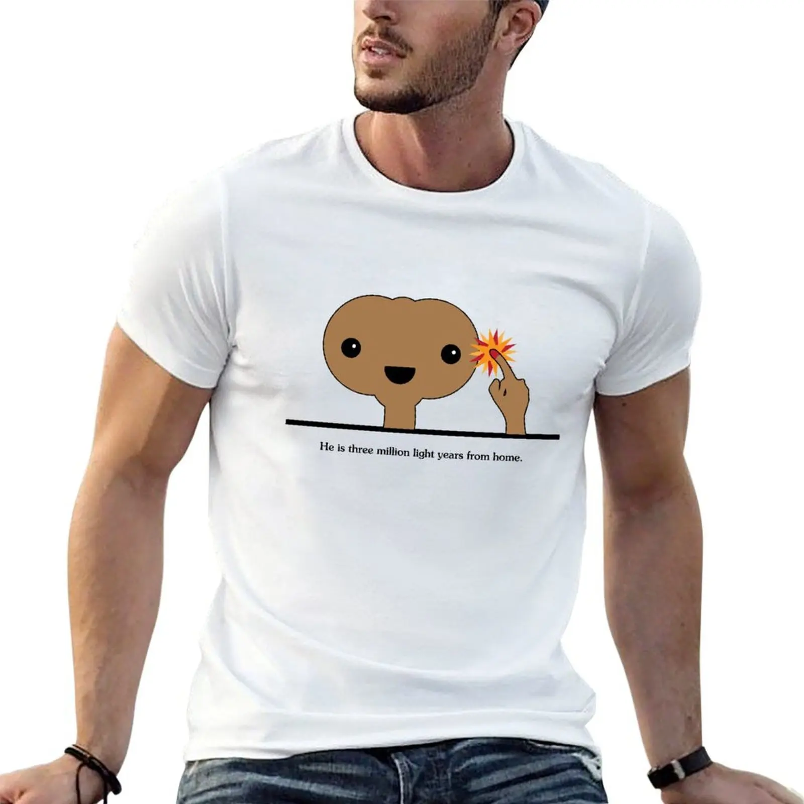 E.T. The Extra Terrestrial T-Shirt graphic t shirts Clothing mens designer t shirt