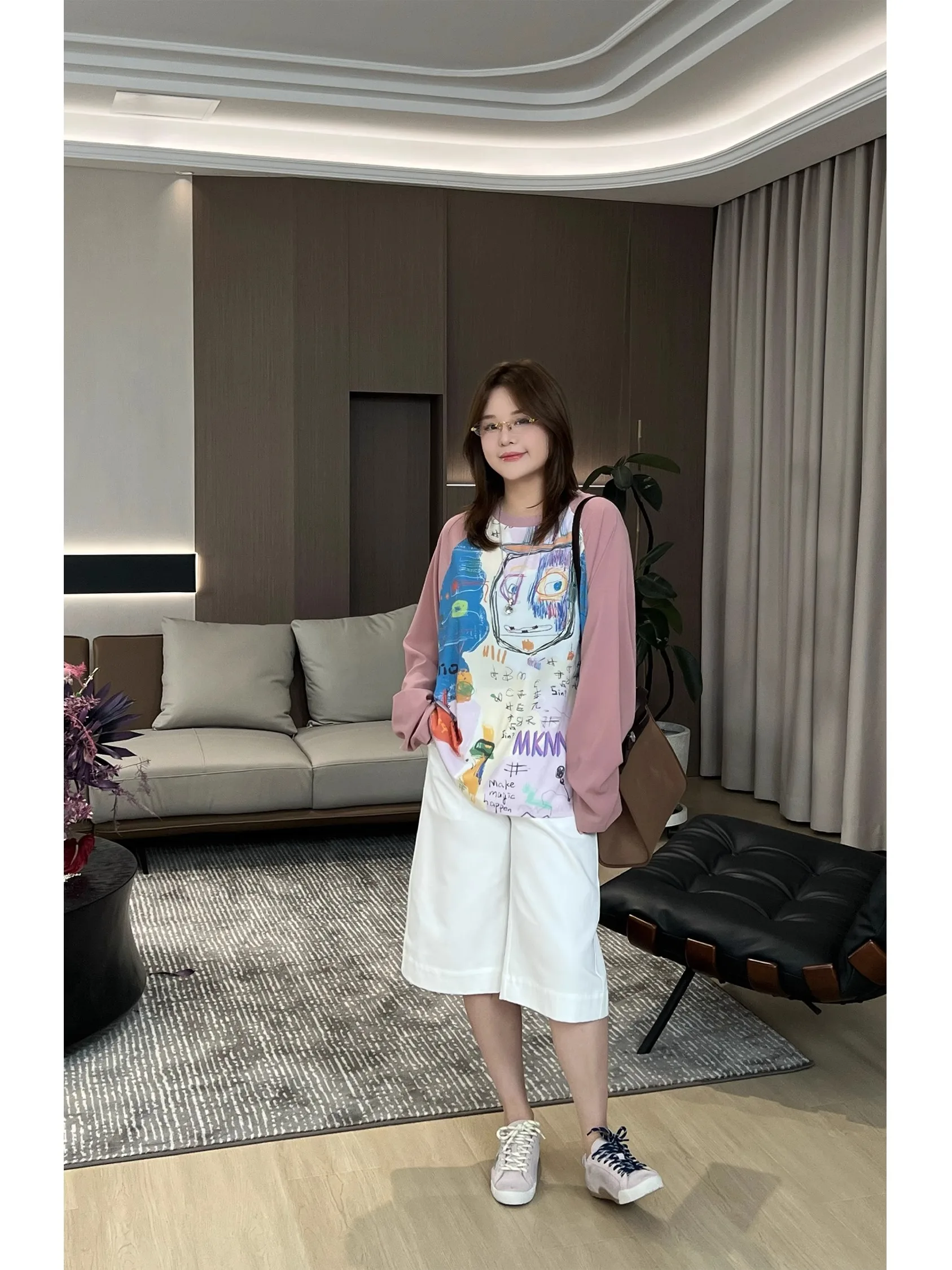 

JoJo Private Label plus Size Casual Comfortable Women's Pants Loose Fit Summer orts Cotton Linen Blend And Pear Body ...