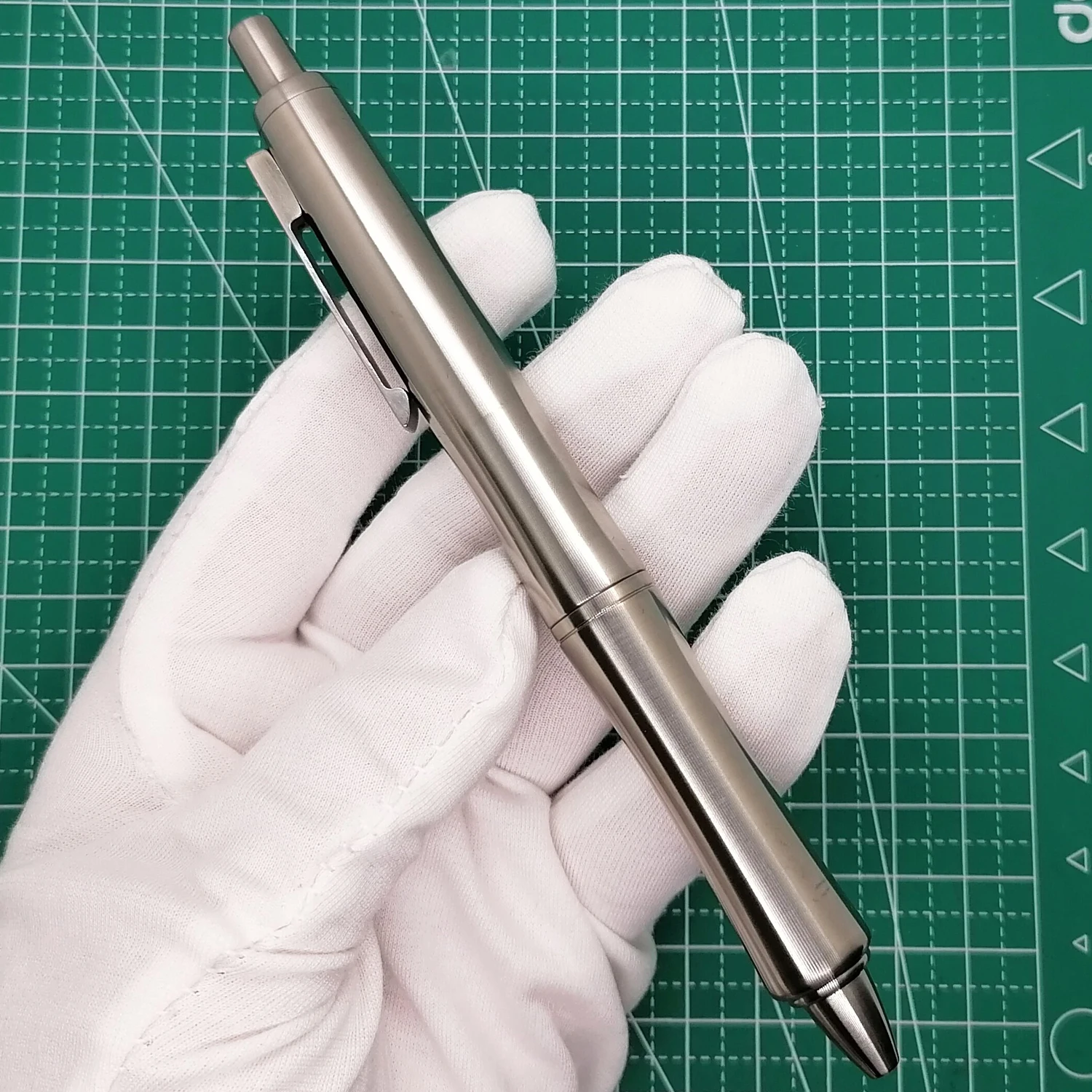 

1 Piece Titanium Alloy TC4 Gel Ink EDC Click Pen