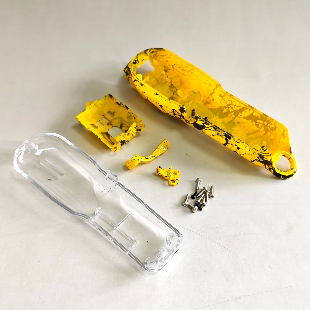 Conjunto de carcaça de reposição para máquina de cortar cabelo Wahl Cordless 5 Star Magic Clip 8148 e Designer 8591, amarelo