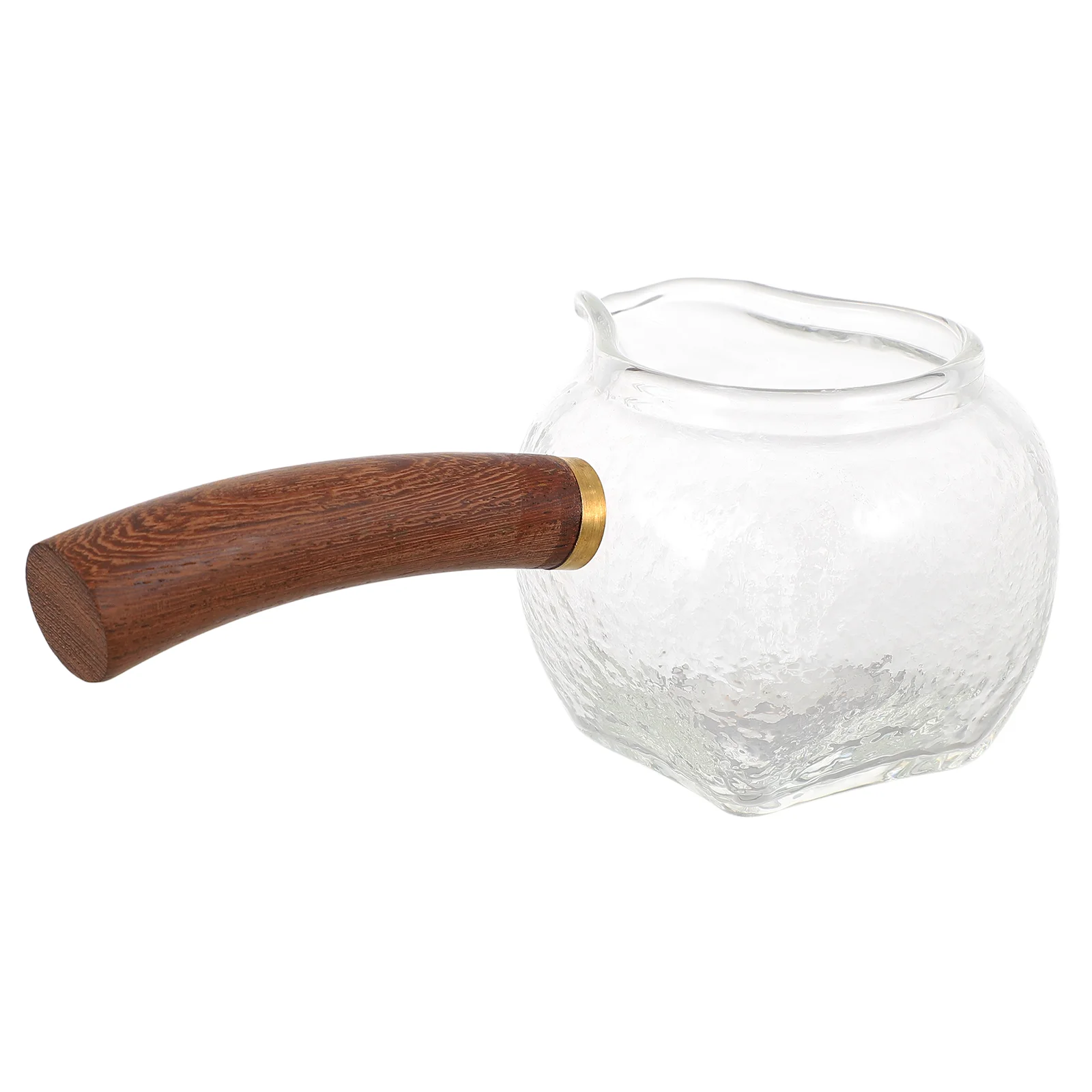 

Side Handle Tea Serving Cup Teapot Home Drinkware Heat-resistant Heat-resistance Wooden Glass Office Dispenser Fair