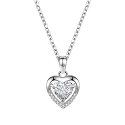 Eternal Heart Love Necklace Women's High End Stainless Steel Clavicle Chain Accessories Jewelry Valentine's Day Gift