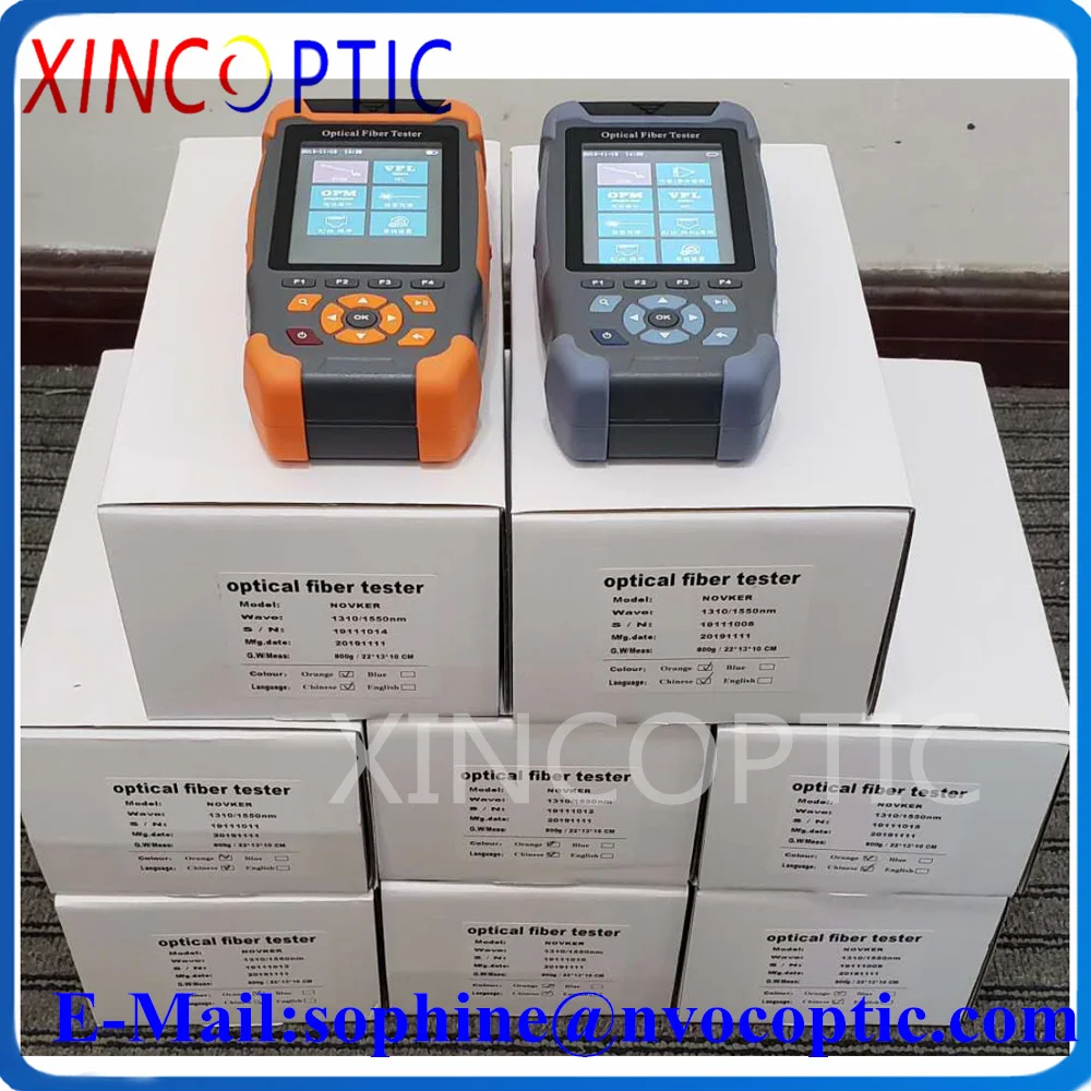 Mini-Pro OTDR NK3200S NK3200D Optic Fiber Tester,Fibre Reflectometer with VFL OLS OPM Event Map 24dB for 64km