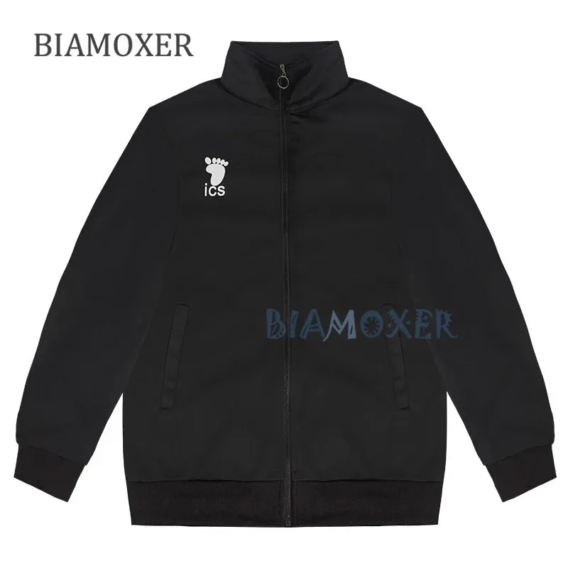 Hitoka Yachi Cosplay Jacket Anime Haikyuu Black Sportswear Uniform Costumes Coat Wig Free Hairpin OI6278