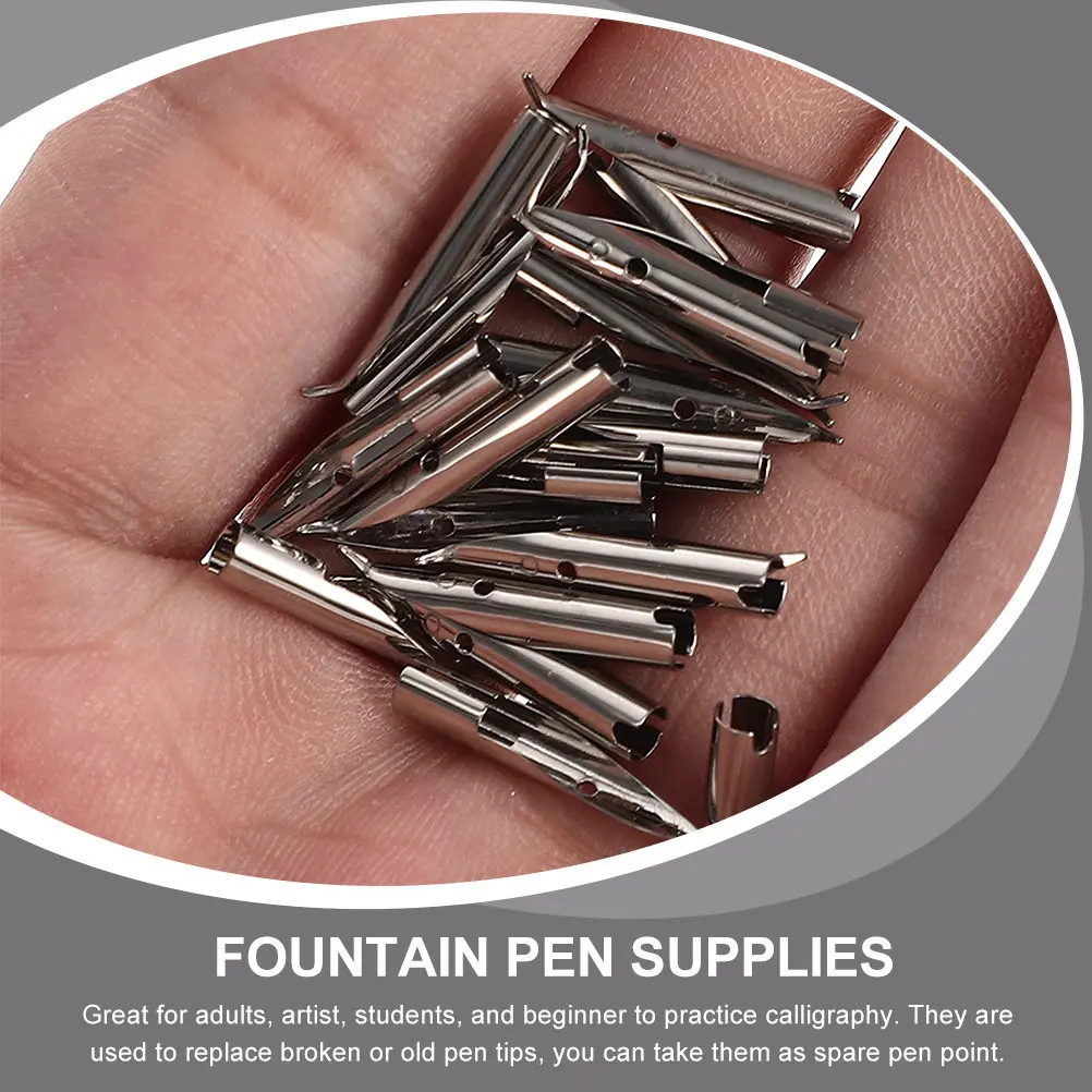 

Набор из 15 прочных сменных наконечников для перьевых ручек с тонким кончиком, креативный дизайн, для каллиграфии и письма, для студентов