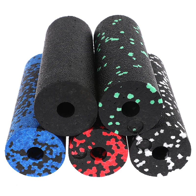 1pc EPP Hollow Yoga Column Foam Roller Blocks Massage Yoga Ball Gym Yoga Exercise Fitness Equipment Black