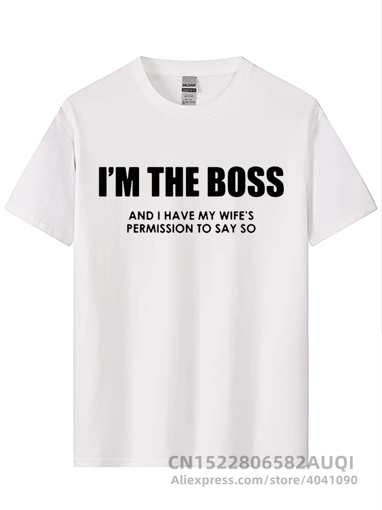 I\'m The Boss Funny Mens T Shirt Husband Wife Rules Novelty Gift Idea Birthday