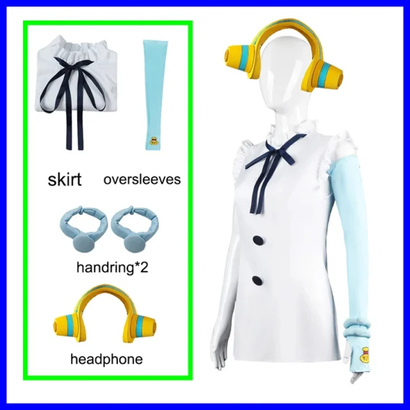 New 2025 Anime Halloween costume Cosplay Costume Film Red Uta Clothes Kid Adults Wig Wing Uniform Coat Earphone Carnival Par *o*