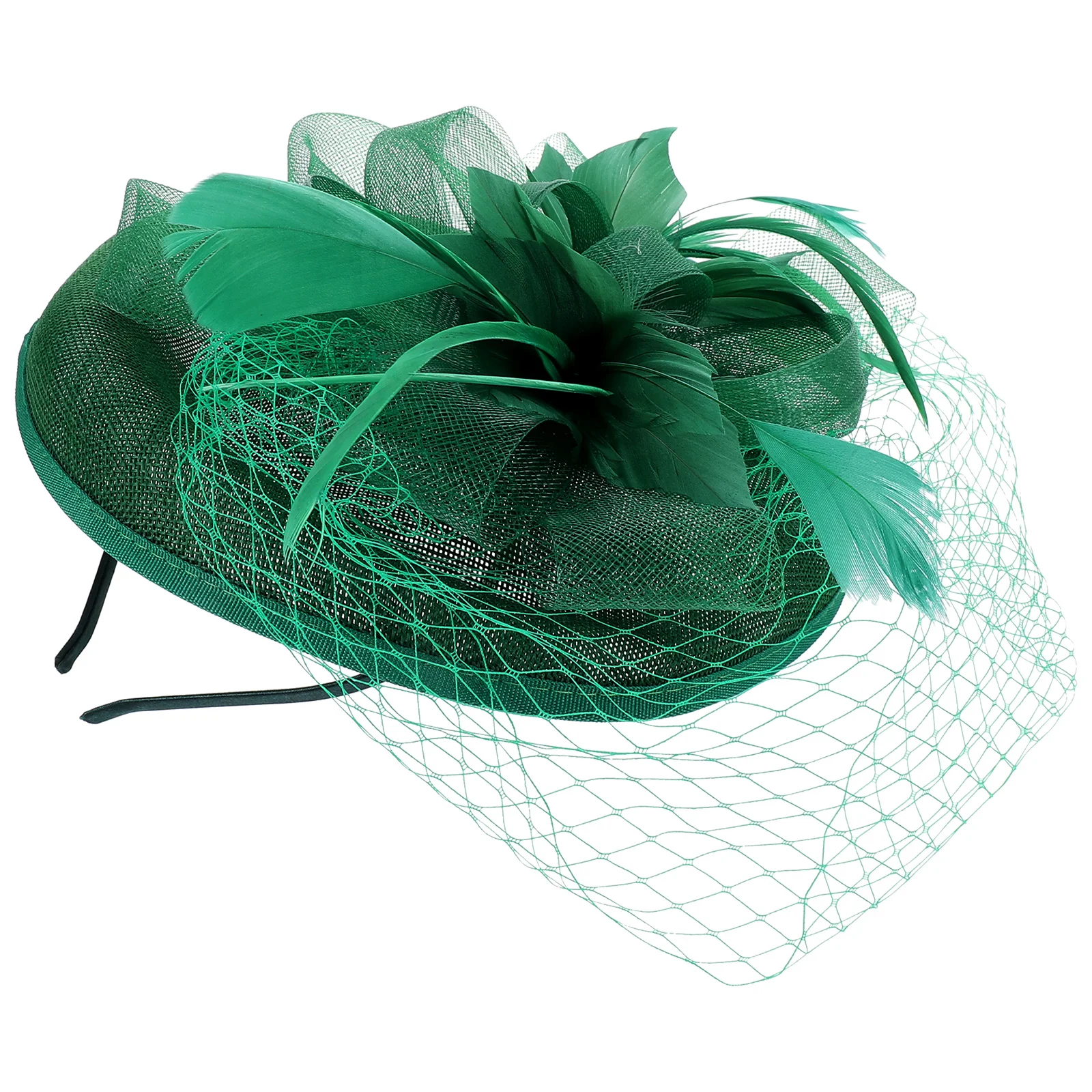 

Unique Fascinator Hat Flower Mesh Tea Party Headpiece Women Bridal Headdress Wedding Party Accessories