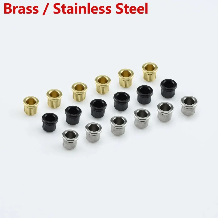 New - Brass/ Stainless Steel Through Body String Ferrules / String Bushings For Electric Guitar 【Made in Japan by GOTOH】