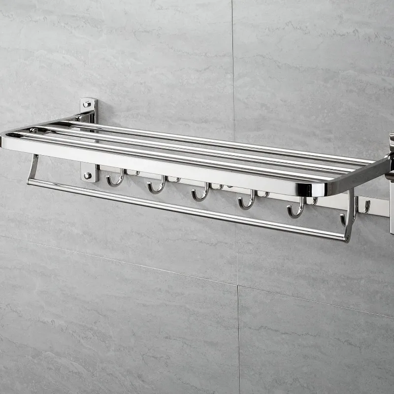 Stainless steel 304 bathroom towel rack toilet toilet towel rack wall hardware bathroom set
