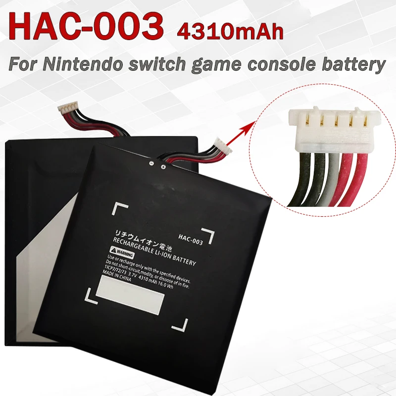 

HAC-003 HAC 003 4310mAh 3.7V Replacement Battery for Nintendo Switch NS Game Console Batteries
