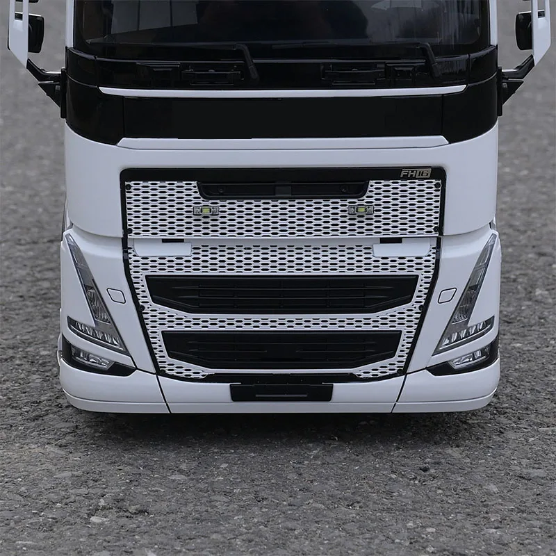 Cockpit-Mittelgitter-Kit mit Scheinwerfern 1/14 RC Truck für SCANIA Tamiya für VOLVO FH16 750 Modellauto DIY-Teile – Detail 1