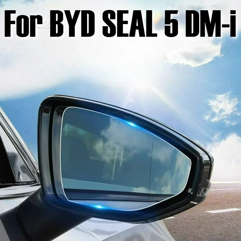

Car Accessories For BYD SEAL 5 DM-i 2025 2026 Rear View Mirror Rainproof Film Side Window Waterproof Anti Fog Soft Film Auto