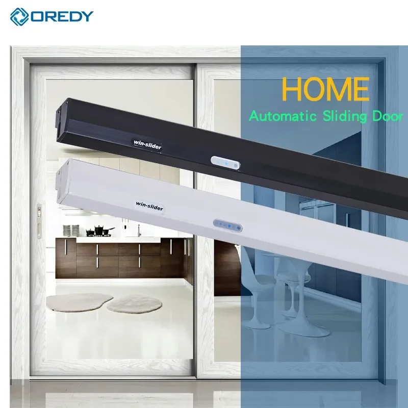 OREDY Casa2 Customized Glass Aluminium  sensor automatic door opener and closer for bedroom