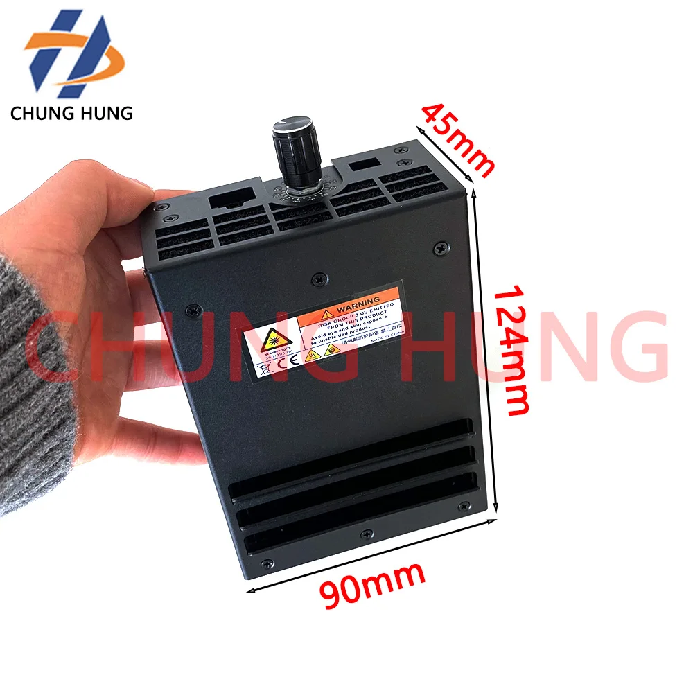 مصباح معالجة بالأشعة فوق البنفسجية LED عالي الطاقة مع مروحة تبريد لطابعات Nocai 6090 Epson XP600 TX800 DX5 المسطحة مصباح تجفيف الحبر للطباعة